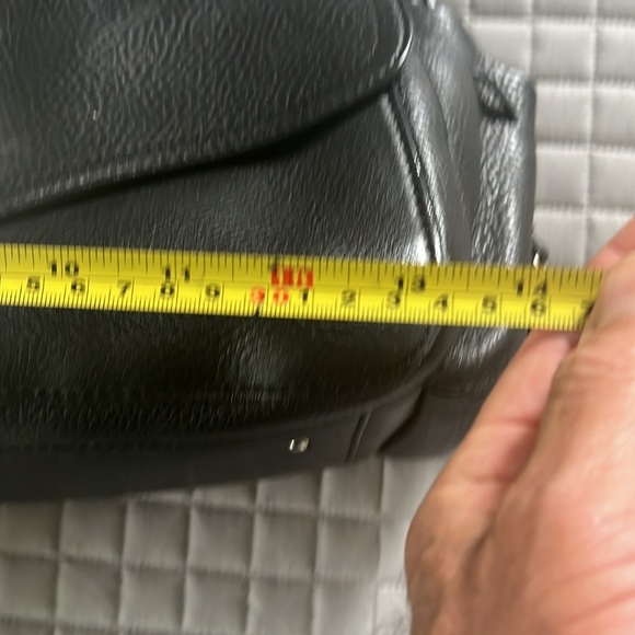 Cole Haan Elegant Black Leather Satchel - Picture 6 of 7